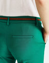 Belted chino trousers polo